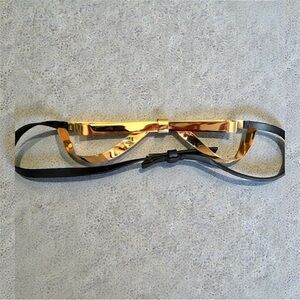 Marni Gold Metal Bow Waist Belt -Size 75cm
